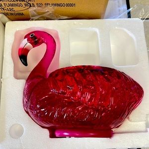 Bath and Body Works light up Flamingo Candle Stand